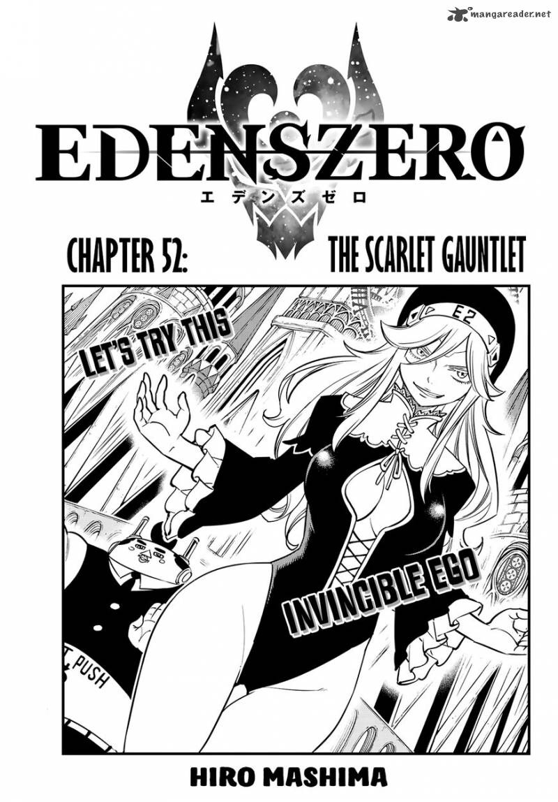 Edens Zero Chapter 52 Cover Page