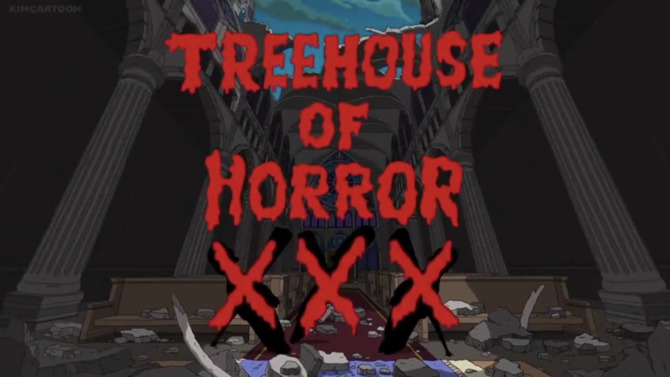 The Simpsons-Treehouse of Horror XXX Cover