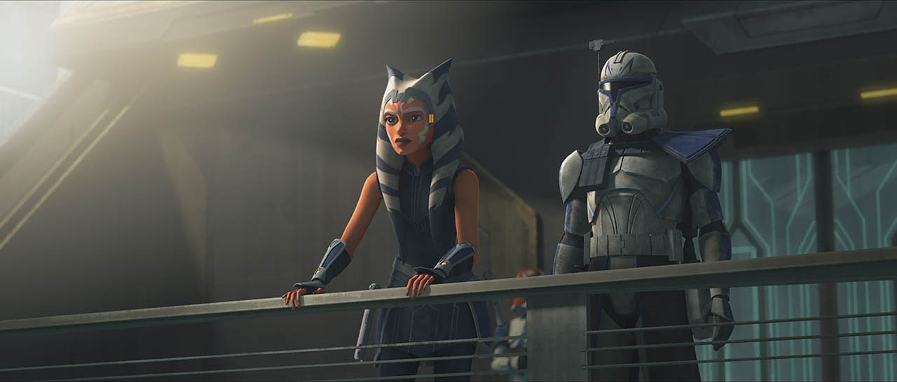 Star Wars The Clone Wars Season 7, Episode 9 "Old Friends Not Forgotten"- Ashoka and Rex Face their final battle of the war