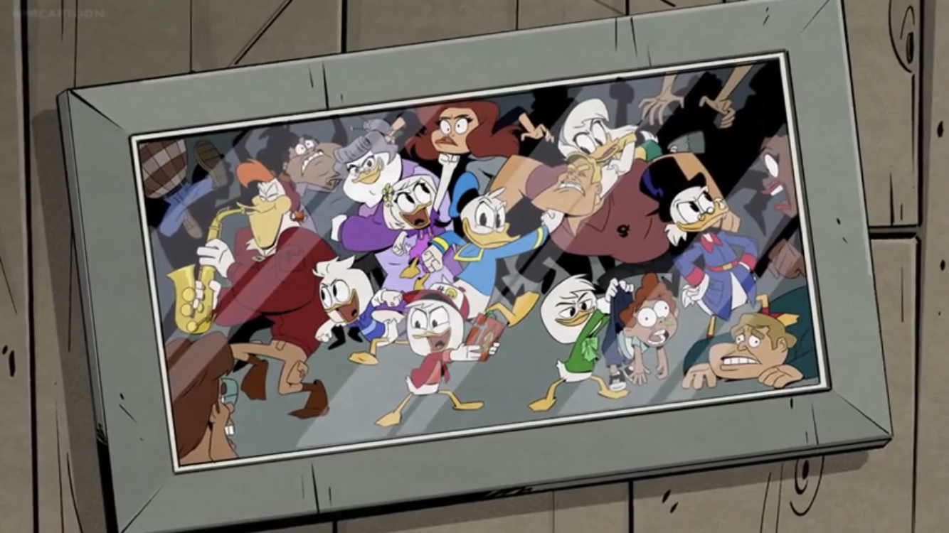 DuckTales Season 3 "Quack Pack" Family Photo