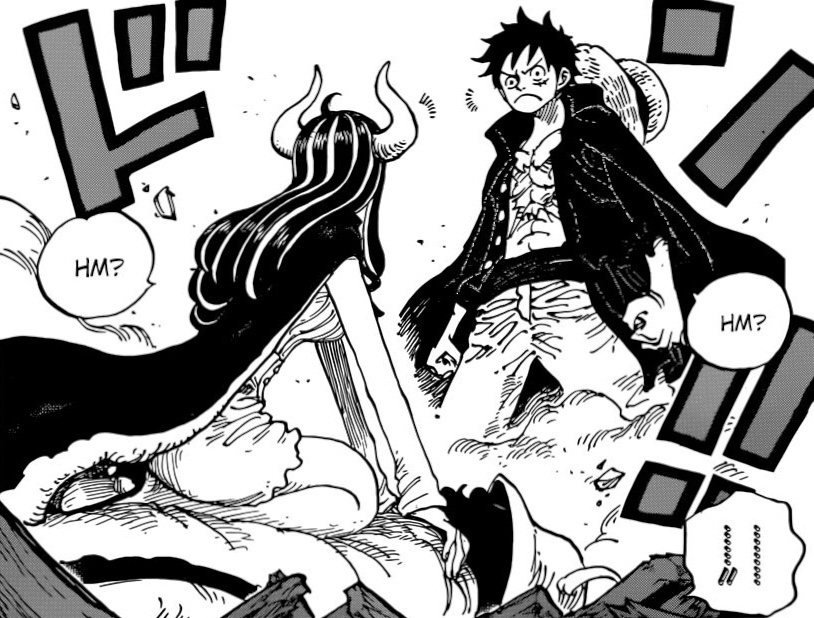 One Piece Chapter 982 Luffy Squares off with Two of the Flying Six