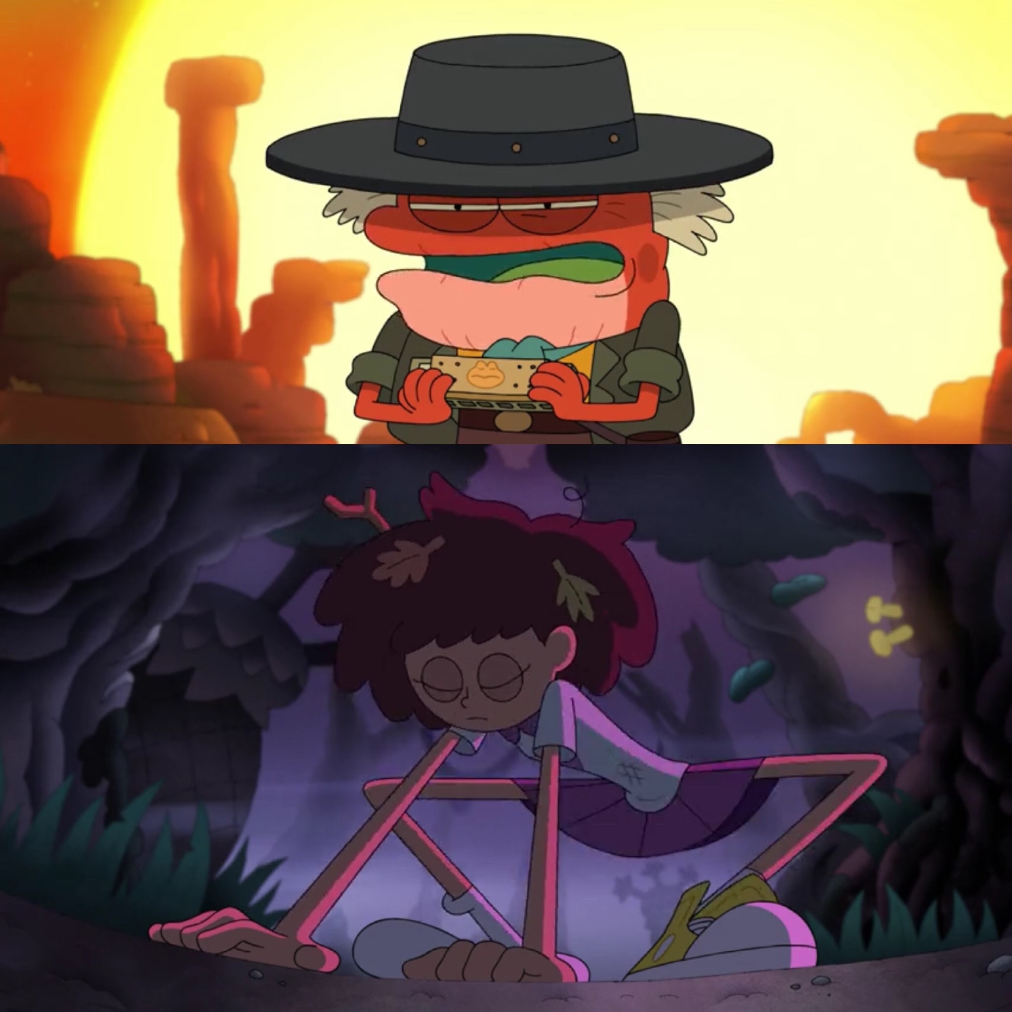 Amphibia Season 2 Episode 2- The Ballad of Hopediah Plantar and Anne Hunter