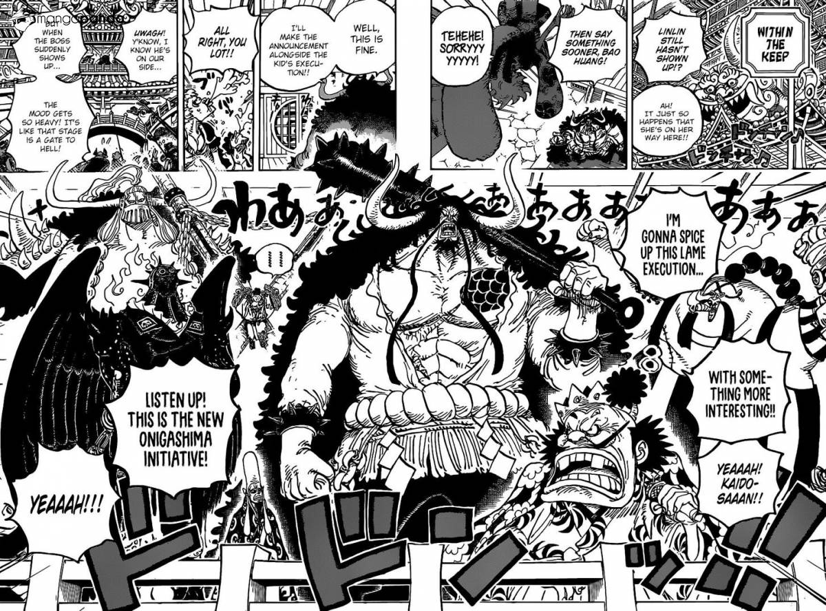 One Piece Chapter 984- Kaido's master plan