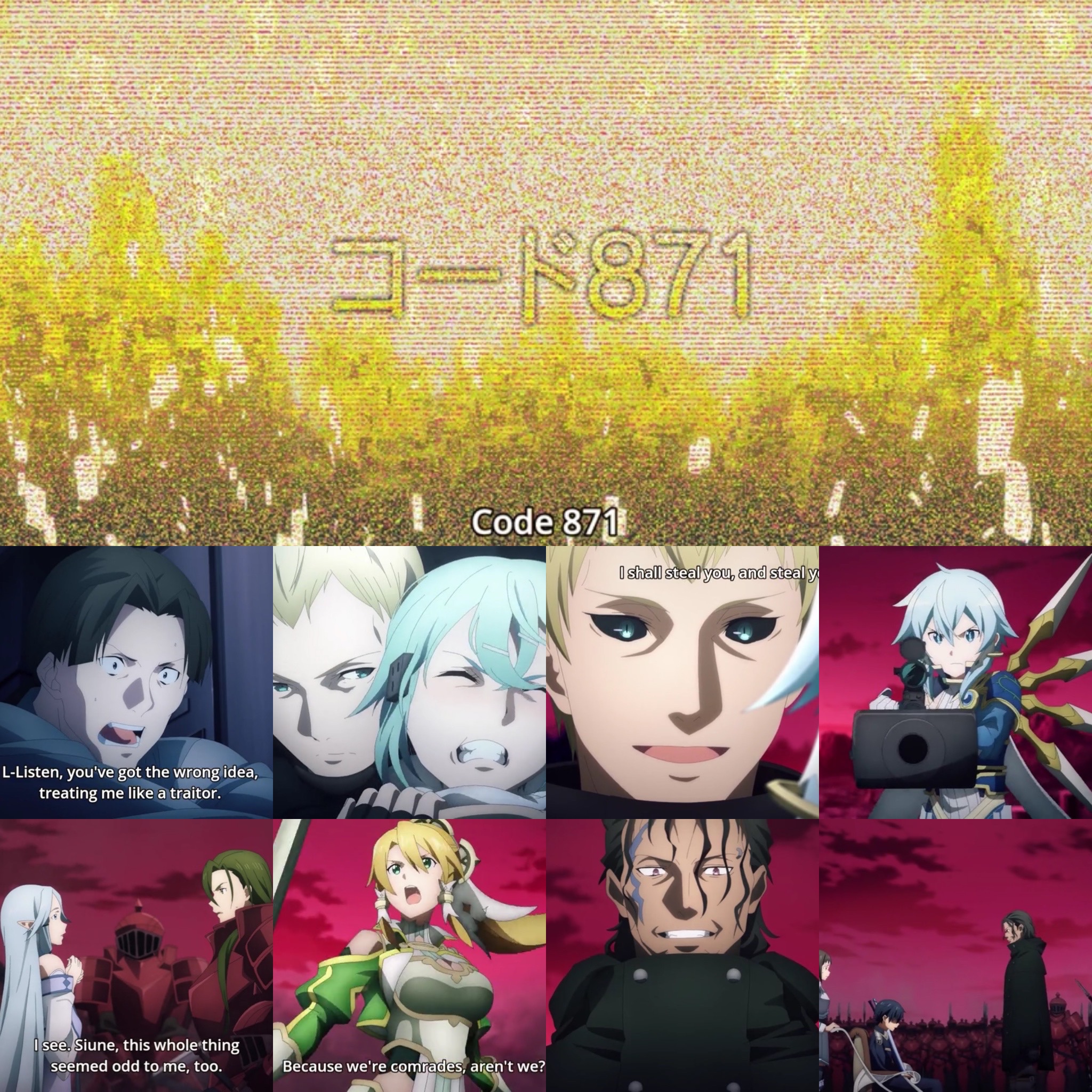 Sword Art Online: Alicization- War of Underworld Episode 40- Big Moments