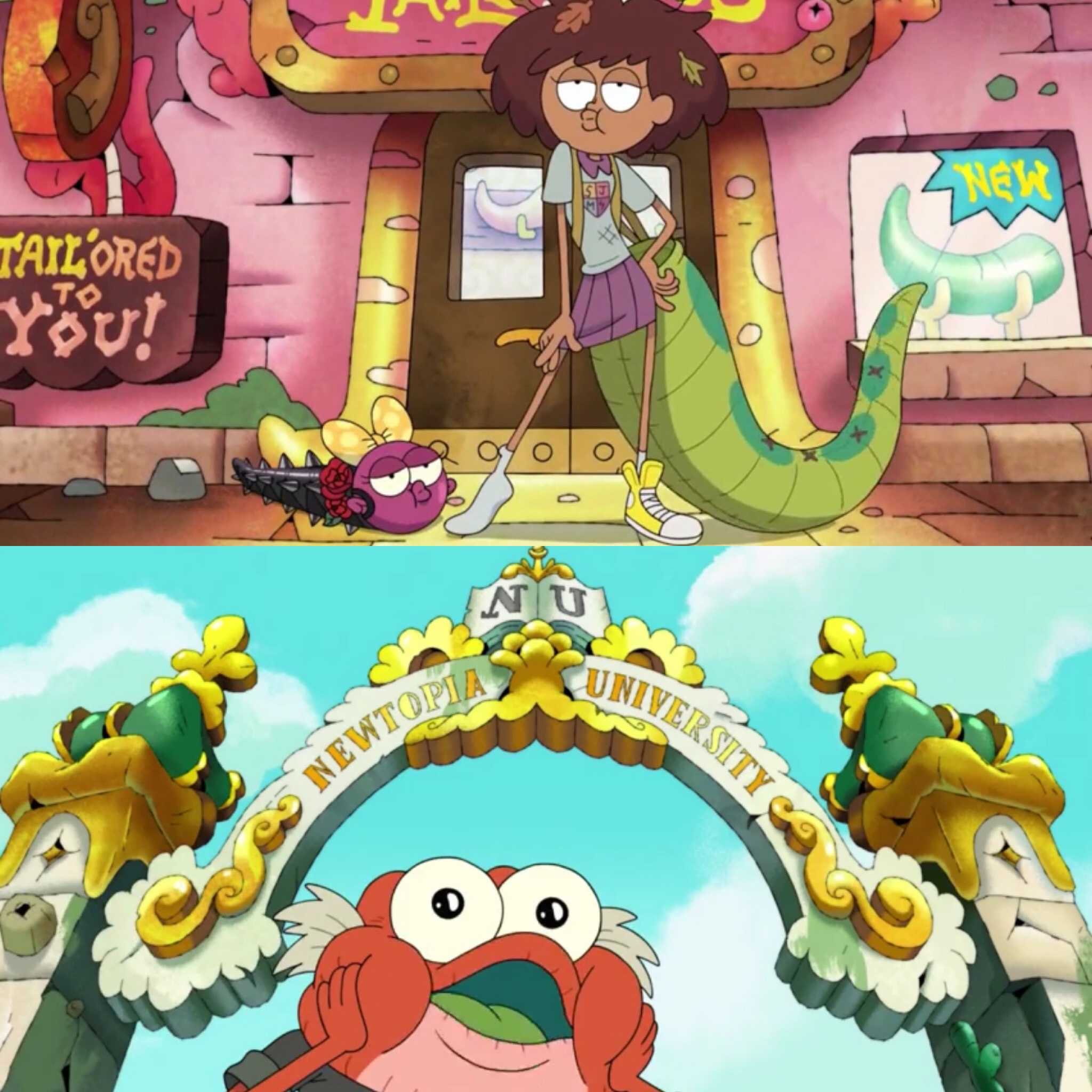 Amphibia Season 2 Episode 8-Lost in Newtopia and Sprig Get's Schooled