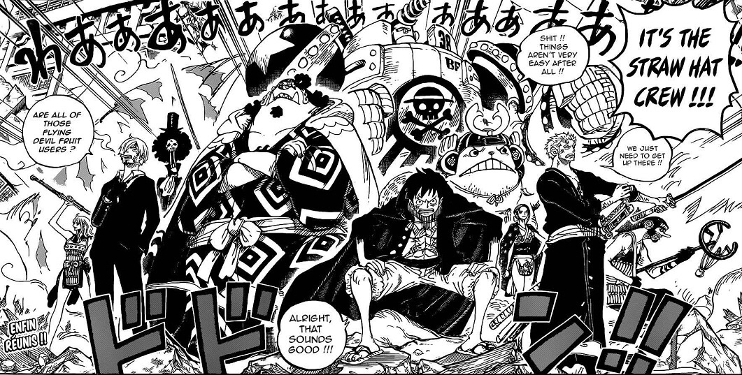 One Piece Chapter 989 Straw Hats Together as One