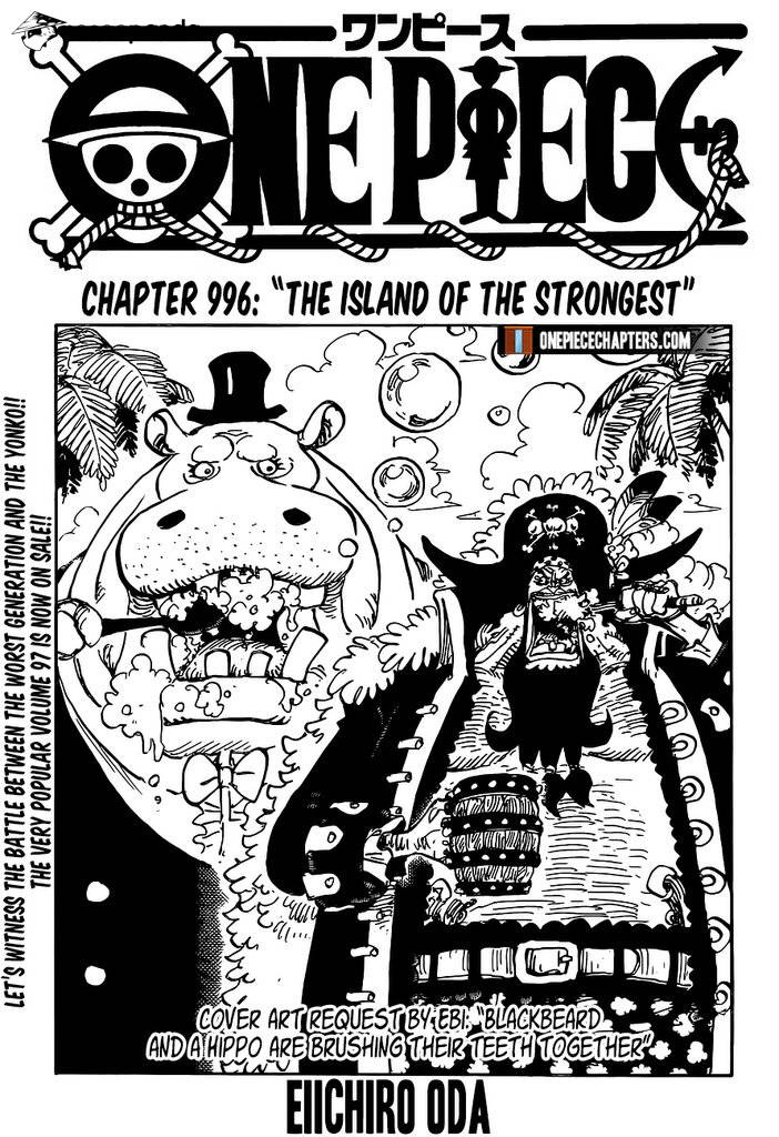 One Piece Chapter 996 Cover Page