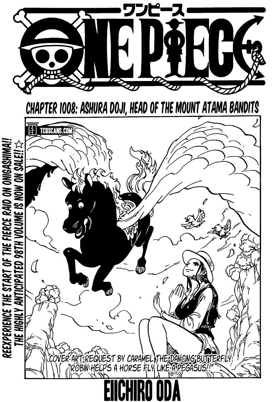One Piece Chapter 1008 Cover Page