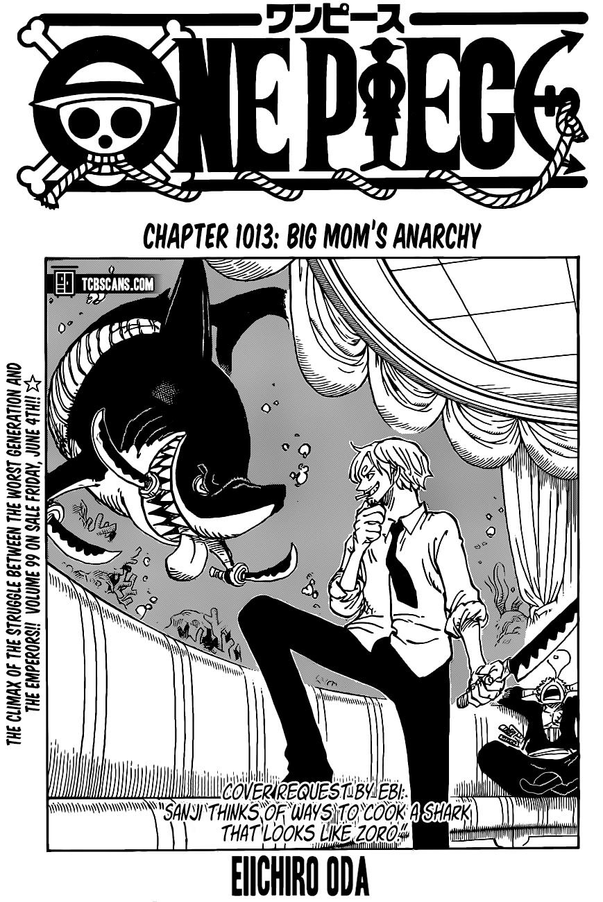 One Piece Chapter 1013 Cover Page