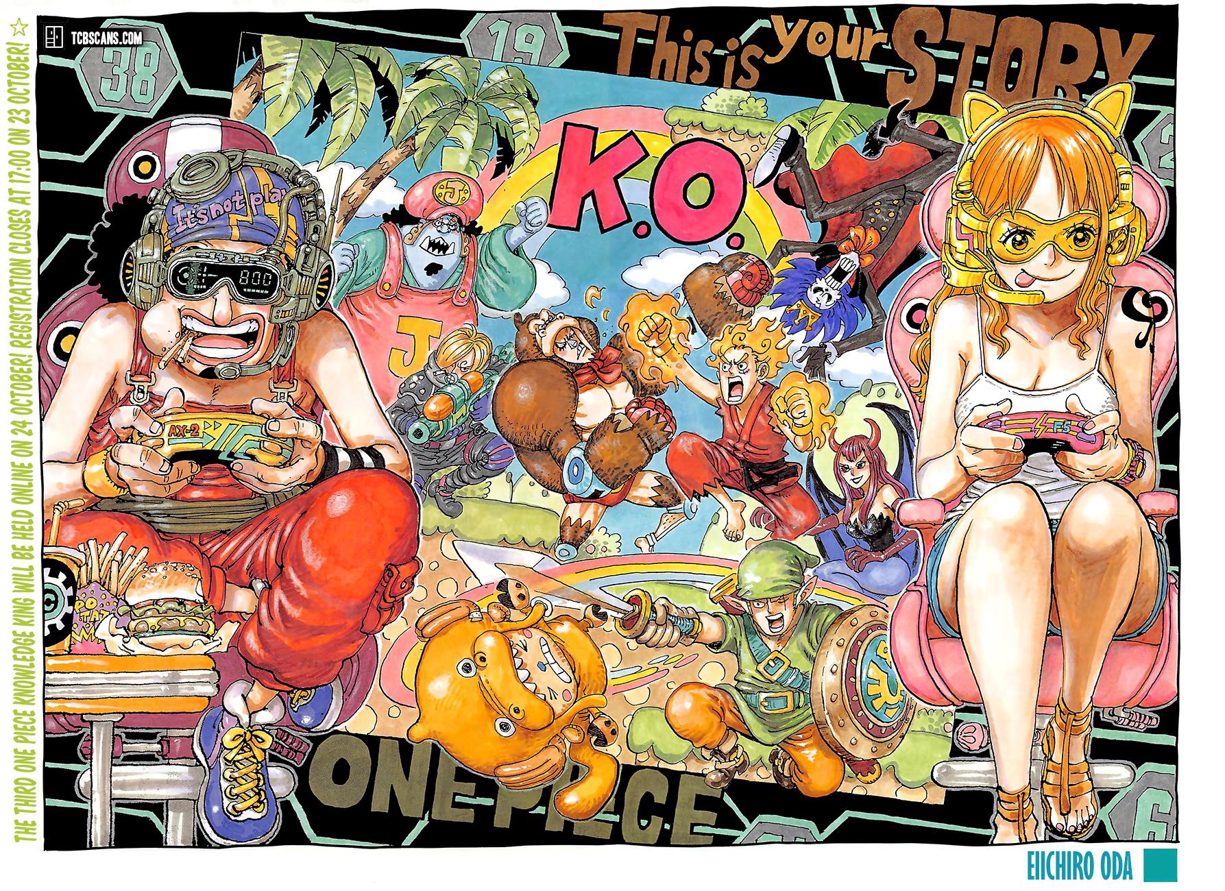 One Piece Chapter 1028 Cover Page