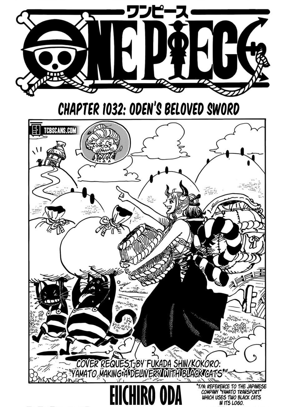 One Piece Chapter 1032 Cover Page