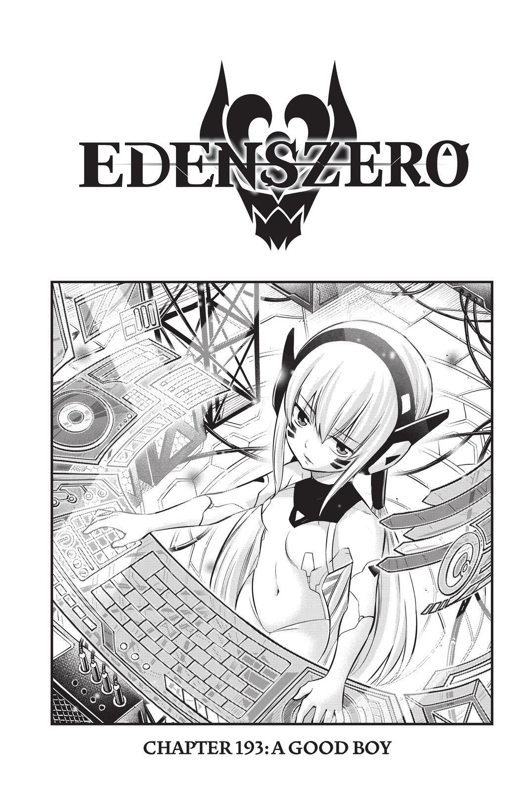 Edens Zero Chapter 192 Cover Page