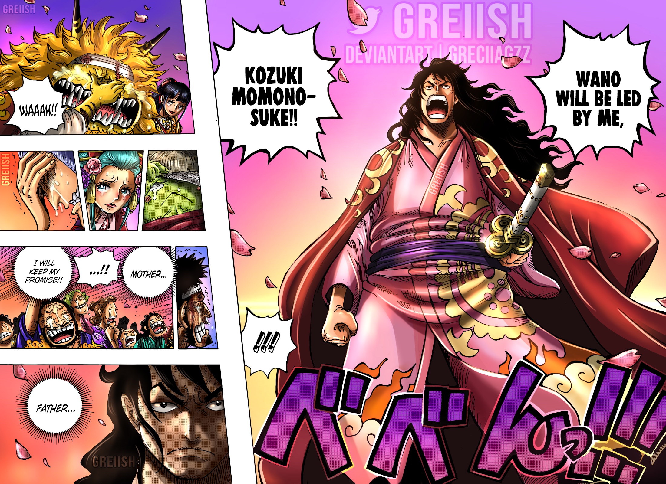 One Piece Chapter 1051-The New Shogun of Wano, Momonosuke Kozuki! In Color!