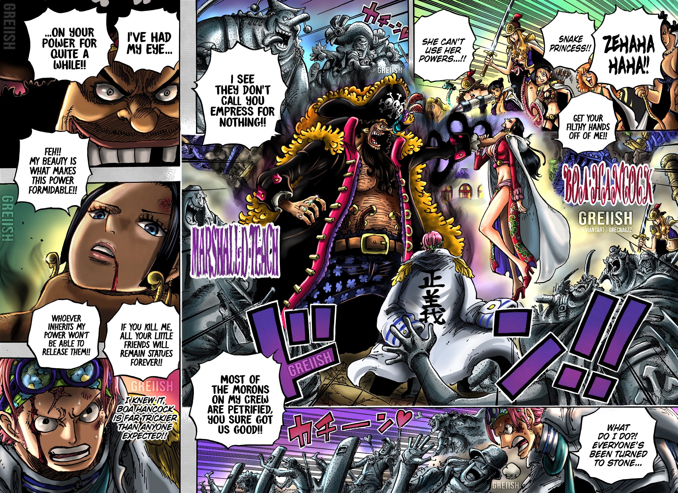 One Piece Chapter 1059-Boa Hancock at the Mercy of Blackbeard