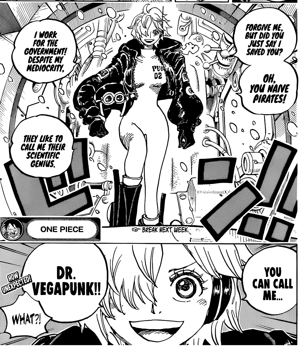 One Piece Chapter 1061-Dr Vegapunk!?!