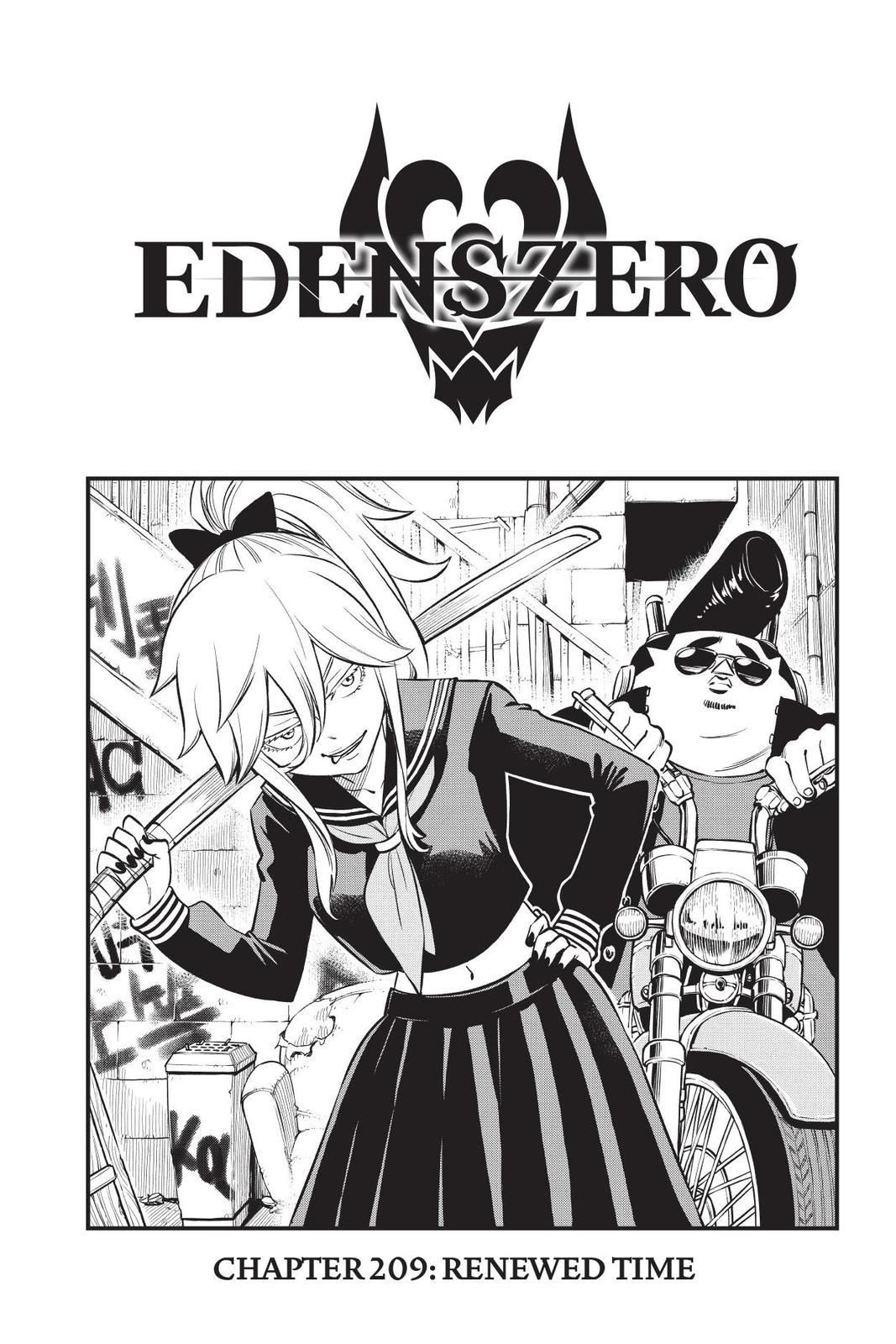 Edens Zero Chapter 209 Cover Page