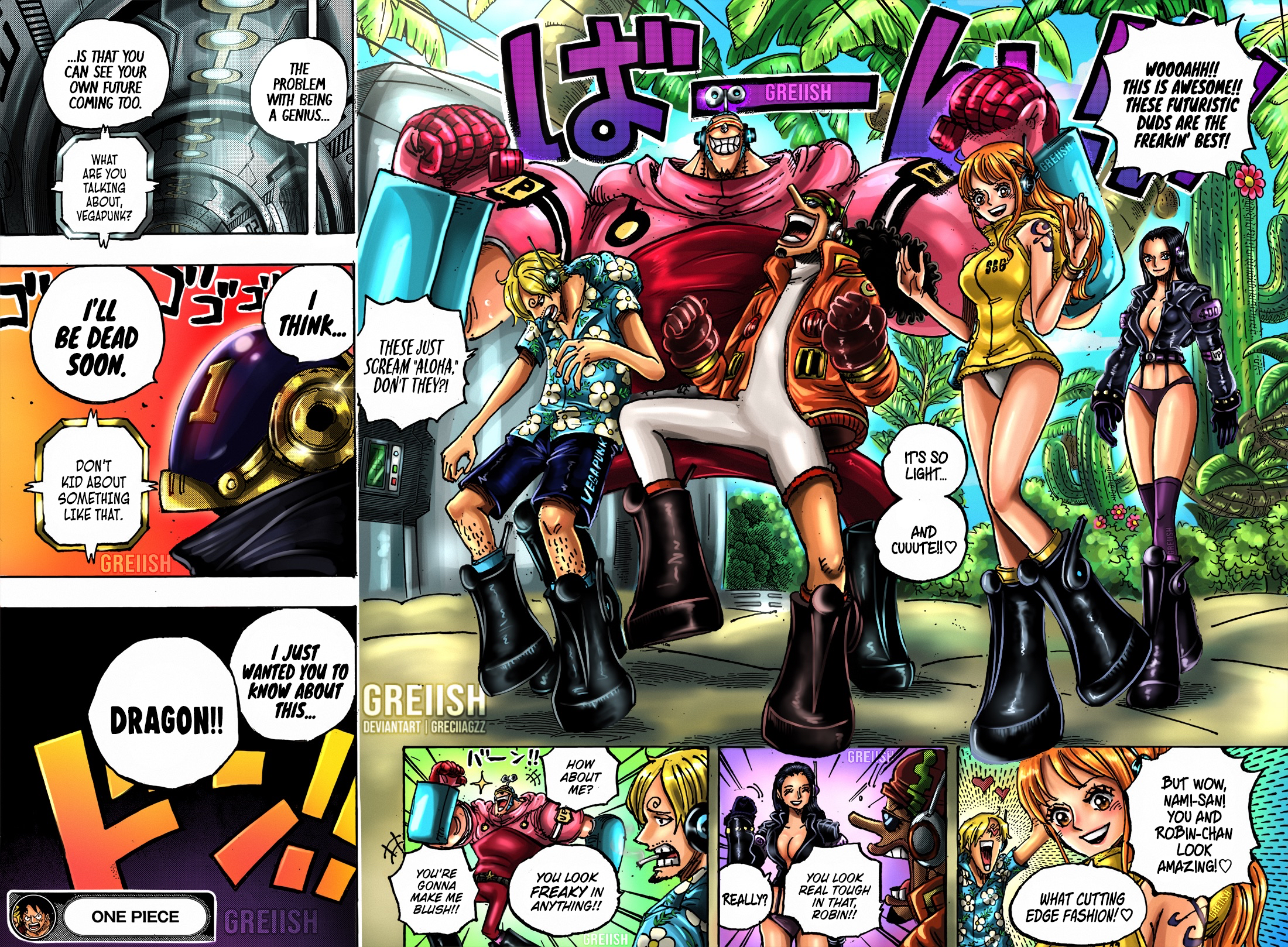 One Piece Chapter 1064-The Straw Hats New Looks
