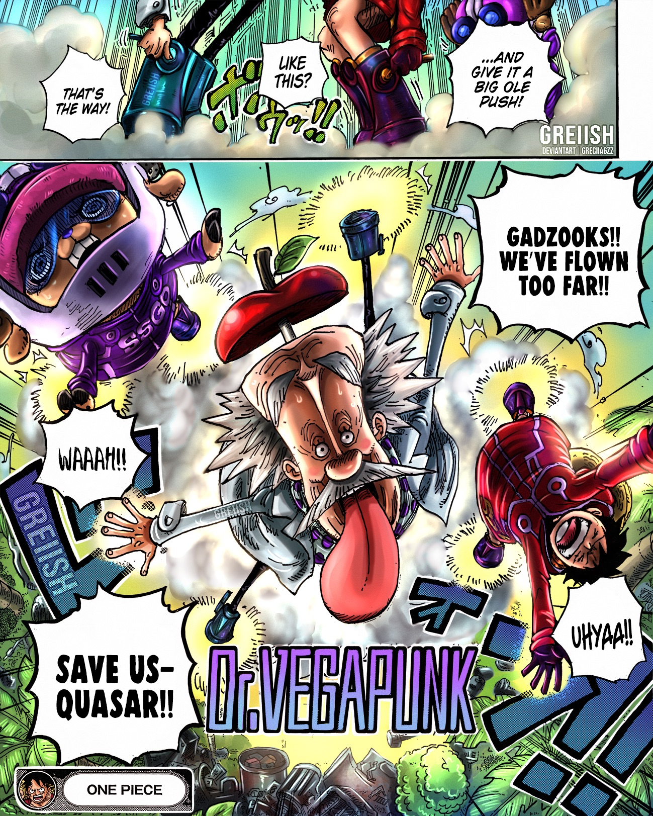 One Piece Chapter 1066-Dr Vegapunk, Present Day
