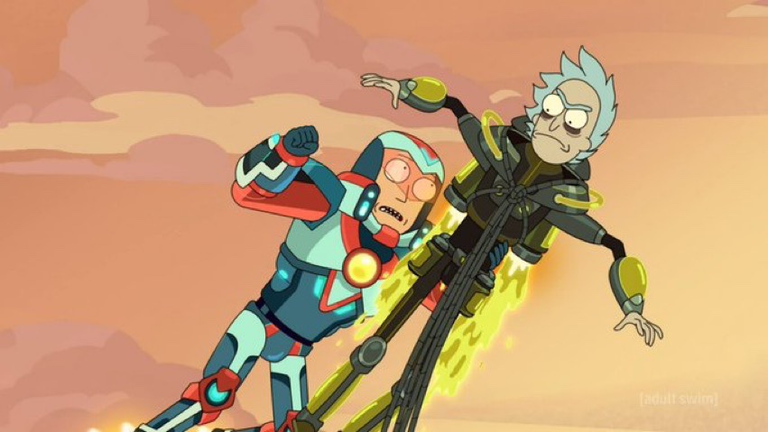Rick and Morty S6, Ep 8-Rick (Piss Master) vs. Jerry