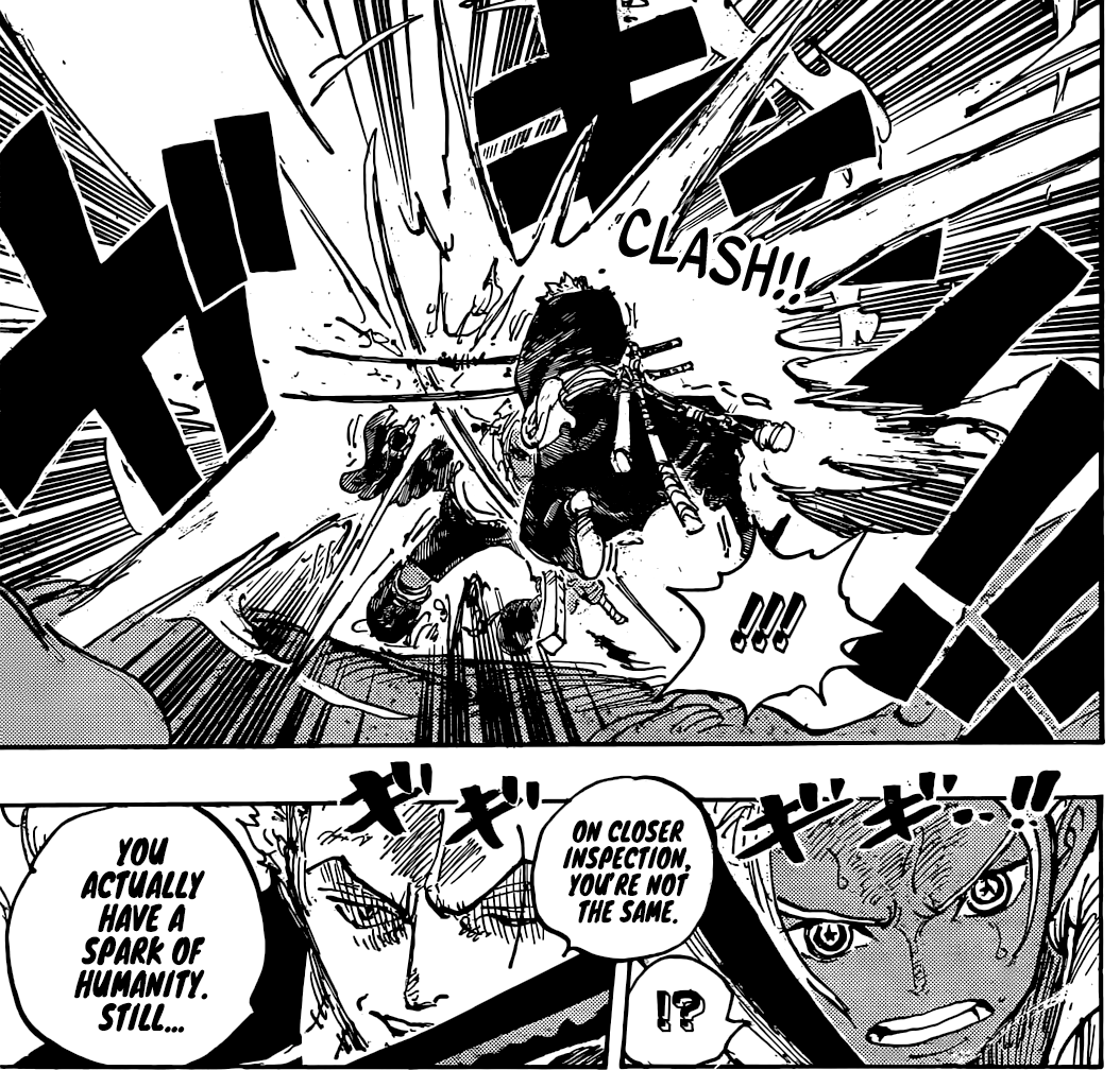One Piece Chapter 1073-Zoro vs. S-Hawk