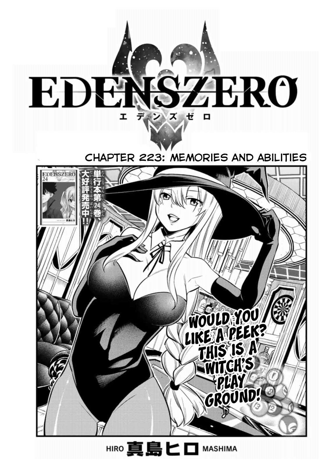 Edens Zero Chapter 223 Cover Page