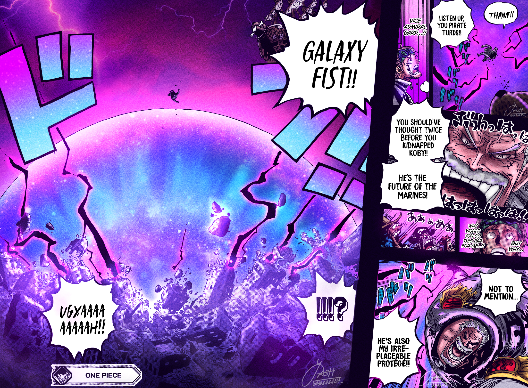 One Piece Chapter 1080-Garp Goes Wild