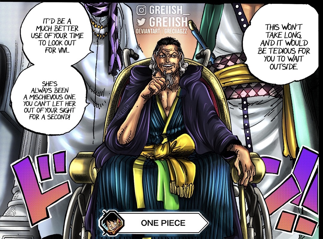 One Piece Chapter 1083-King Cobra Might Be Going to His Death