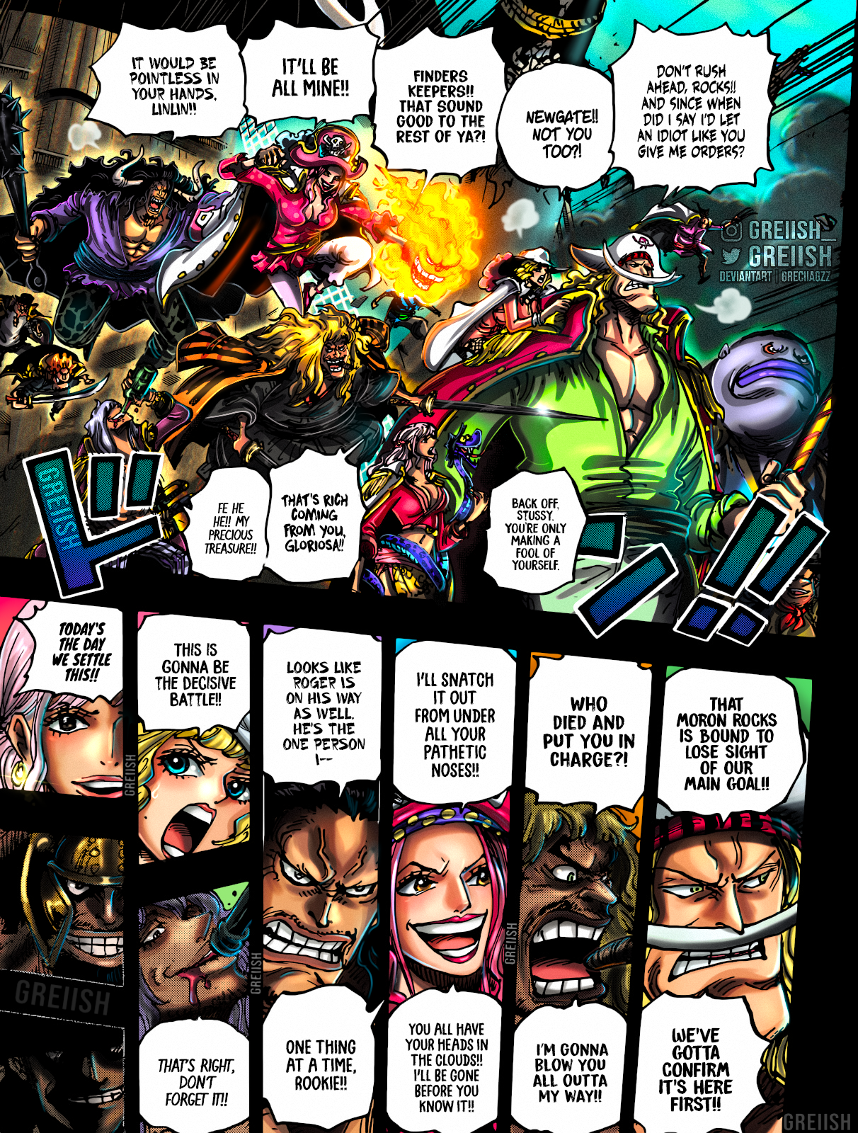 One Piece Chapter 1096-The Rocks Pirates