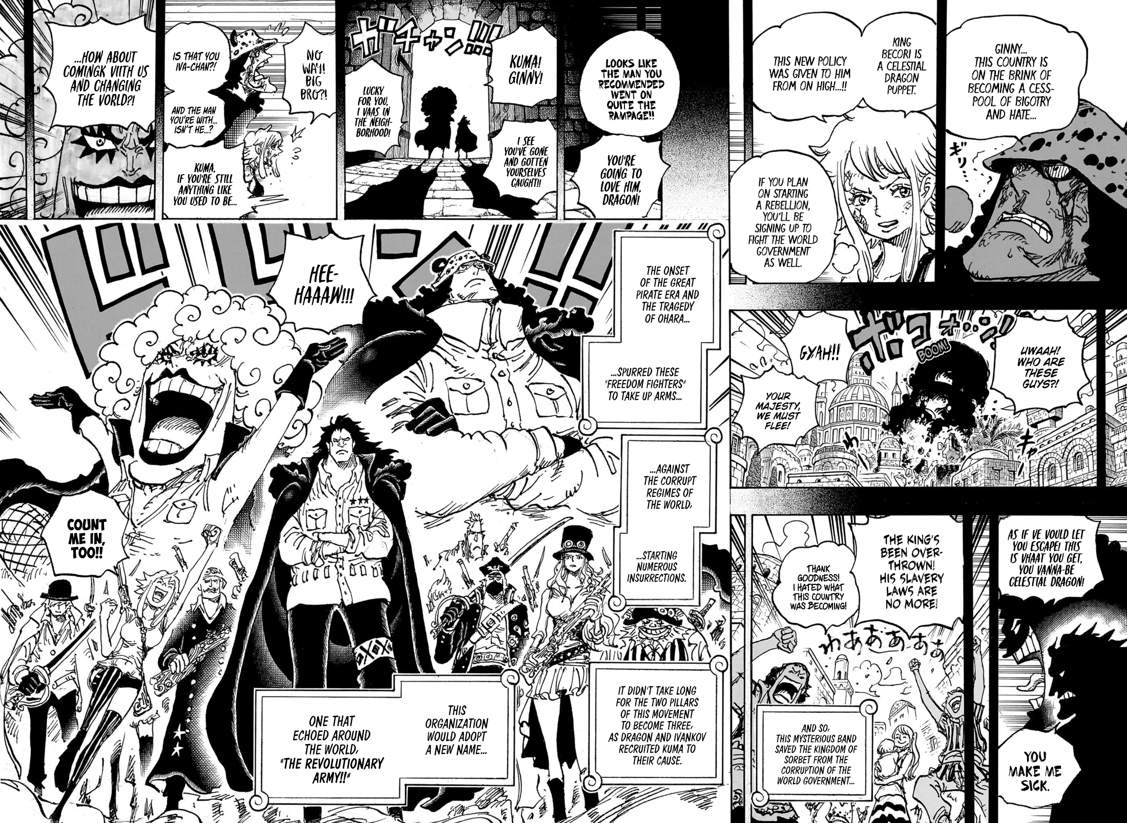 One Piece Chapter 1097-Ginny and Kuma Join the Revolutionary Army
