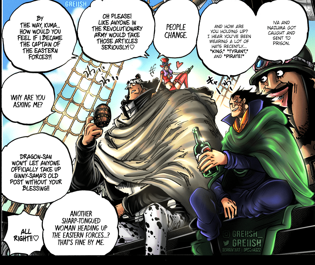 One Piece Chapter 1099-Old Friends Meet for a Drik