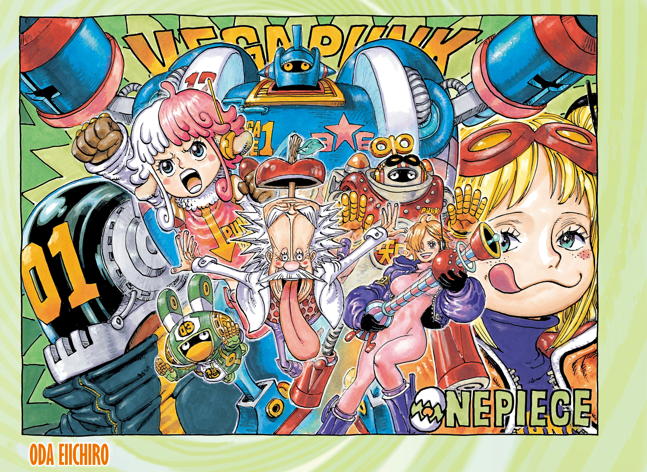 One Piece Chapter 1101 Cover Page