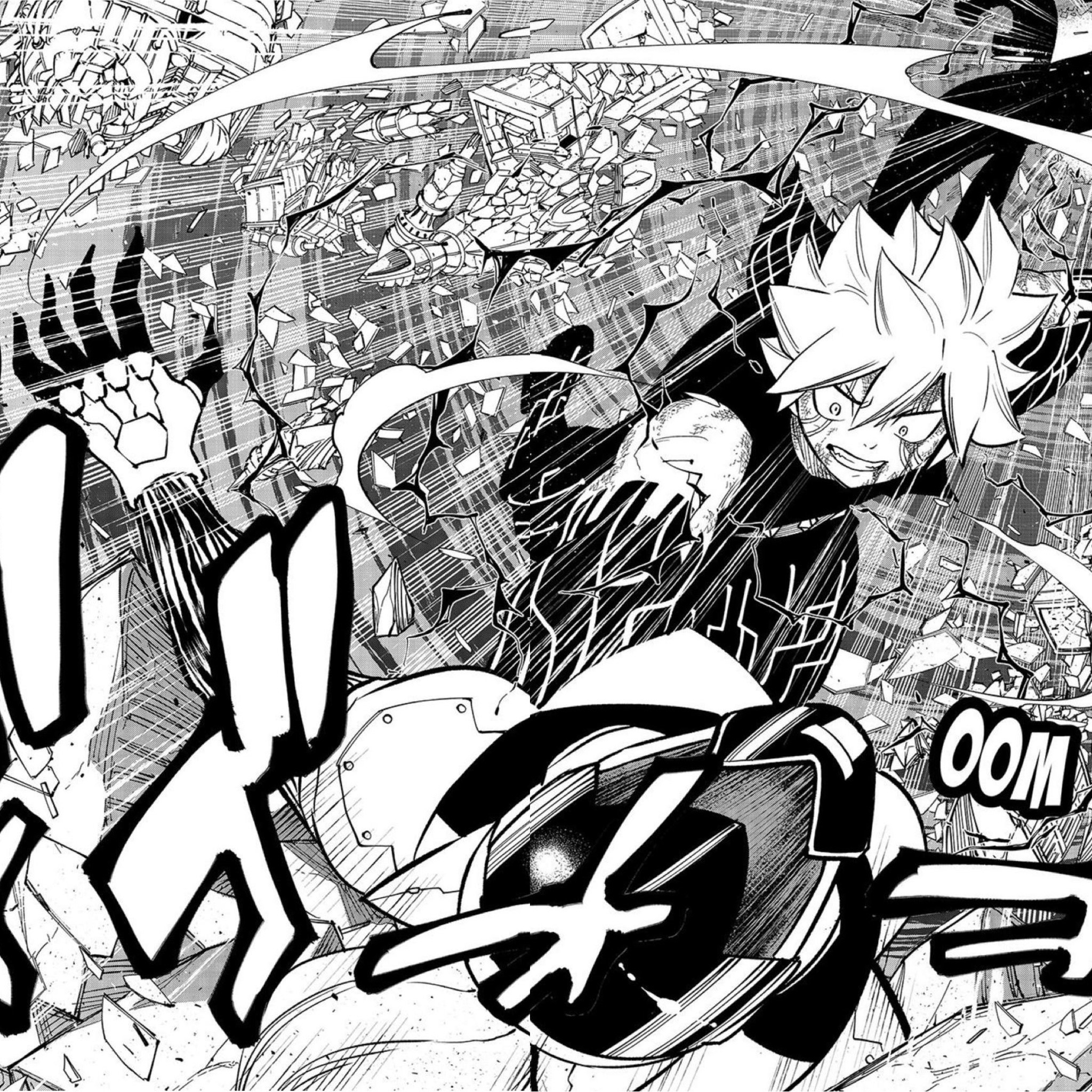 Edens Zero Chapter 288-Shiki Pushes Chronobecca into the Earth