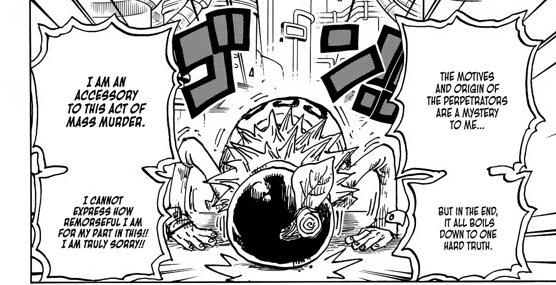 One Piece Chapter 1116-Vegapunk Begs for Forgiveness