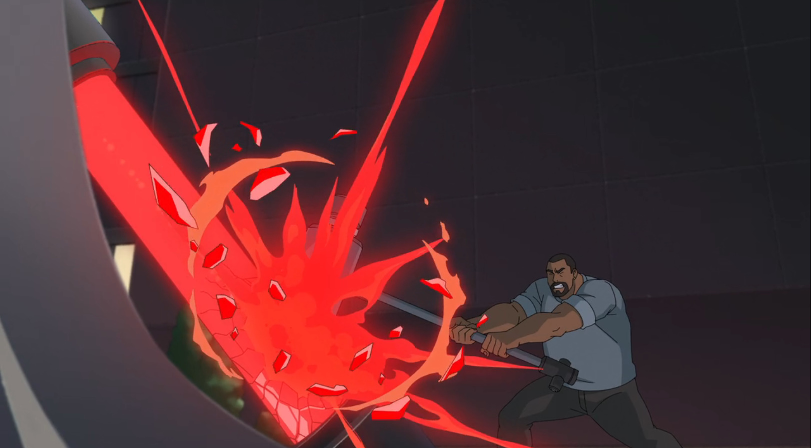 My Adventures With Superman. S2 Ep 3-John Henry "Steel" Irons Saves Metropolis