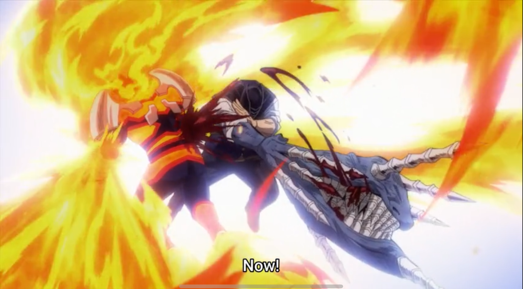 My Hero Academia S7 Ep 9-All for One Runs Endeavor Through