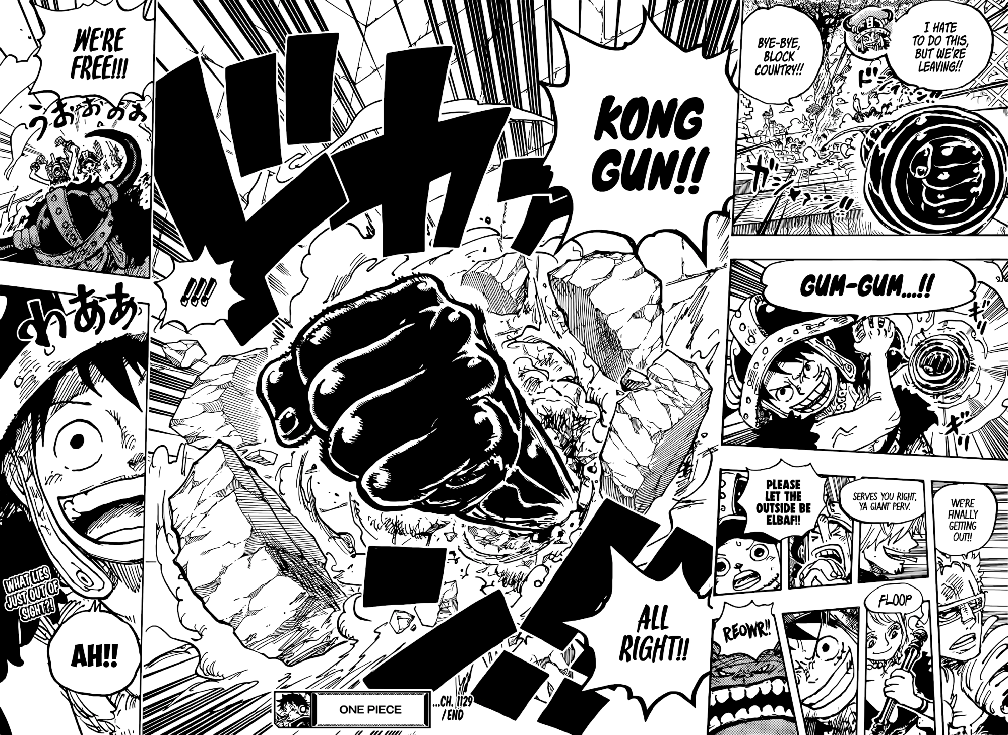 One Piece Chapter 1129-Freedom from the Loser Giant