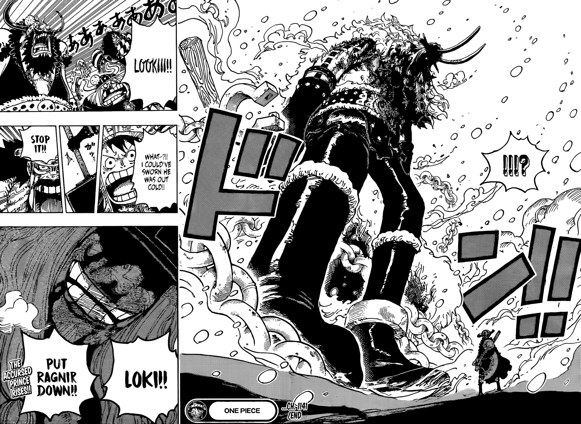 One Piece Chapter 1141-Loki is Free