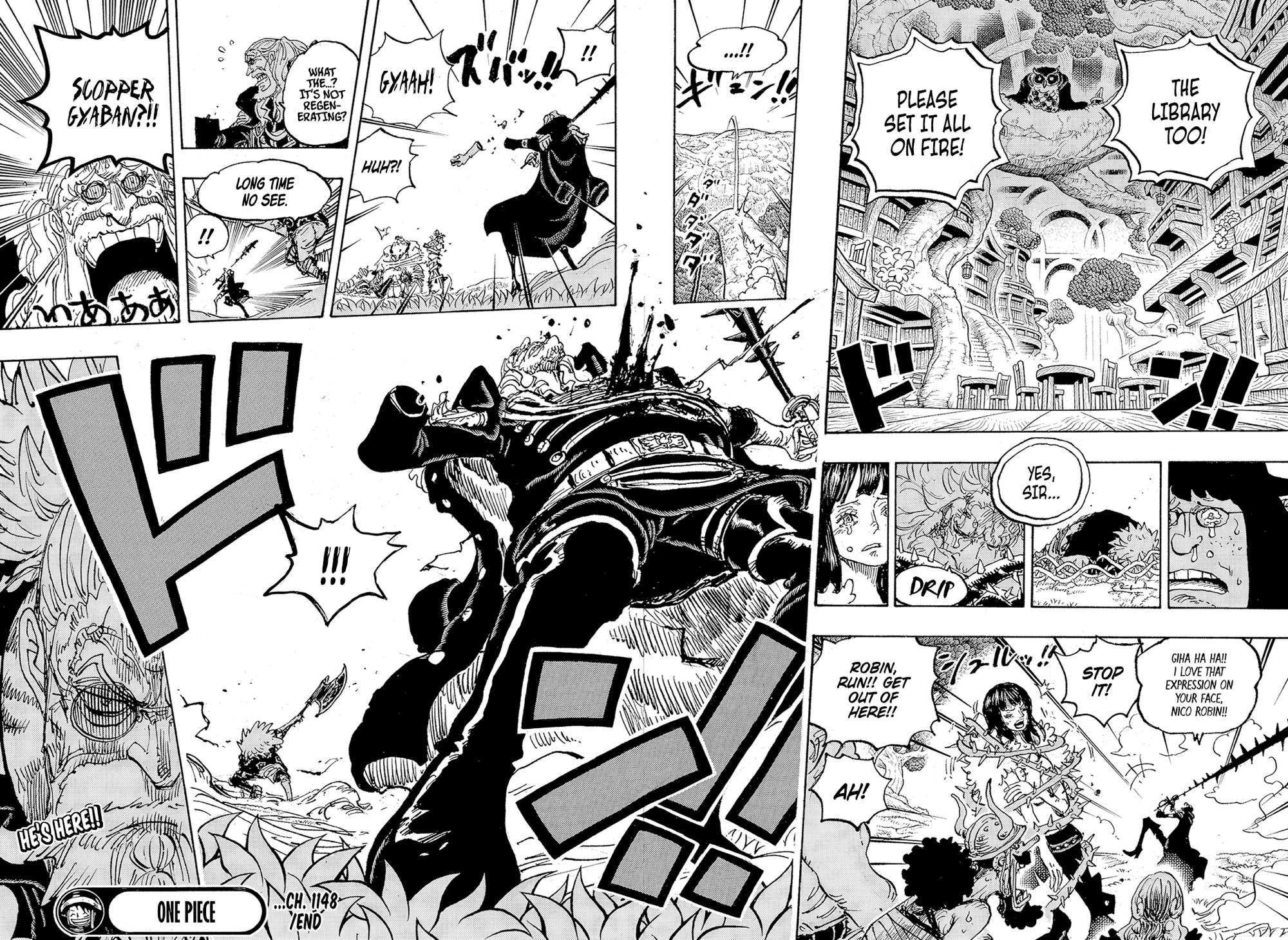 One Piece Chapter 1148-Scopper Gaban Is Going to Send the God's Knights to Hell