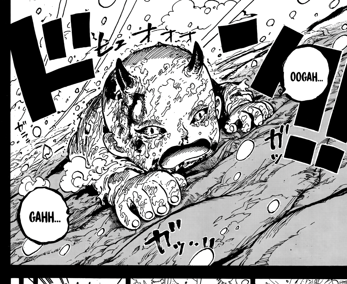 One Piece Chapter 1153-Baby Loki Climbing to Freedom