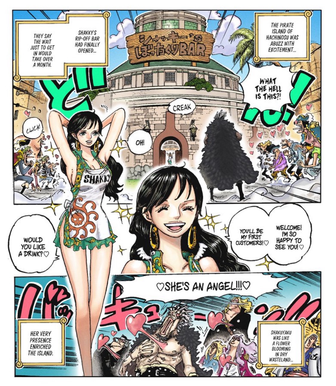 One Piece Chapter 1158-Shakky's Rip-off Bar is Open