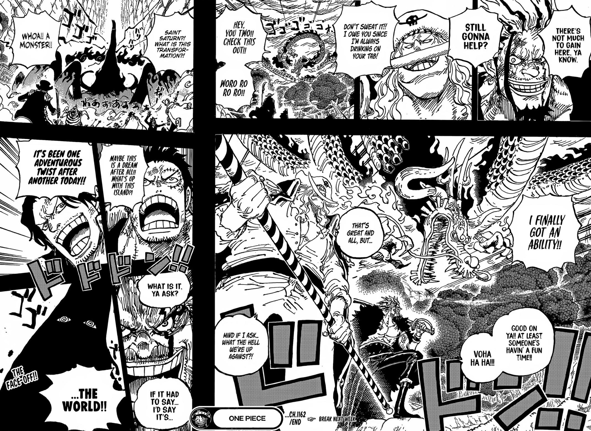 One Piece Chapter 1162-The Monster Trio of the Rocks Pirates