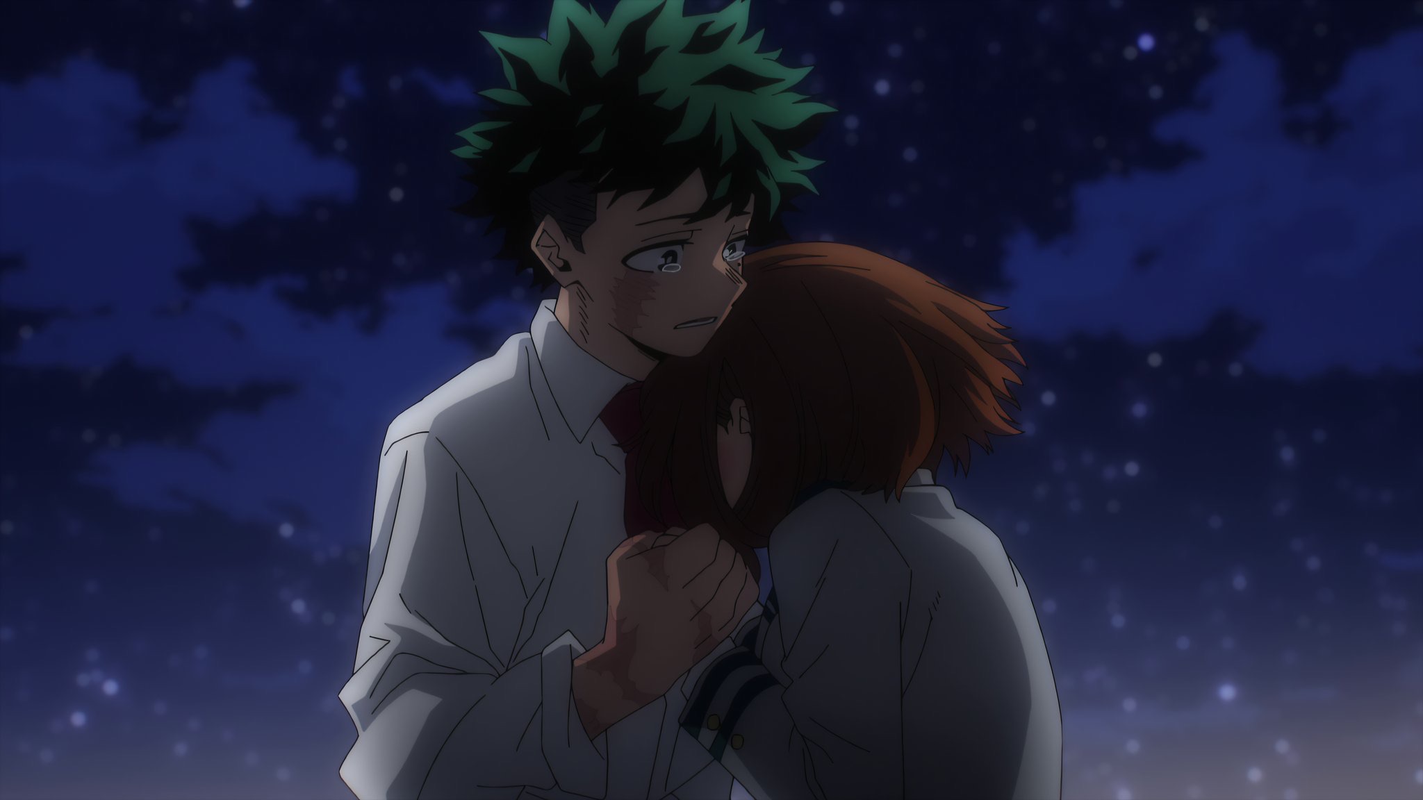 My Hero Academia Final Season Ep 10-Deku and Uraraka Support Each Other