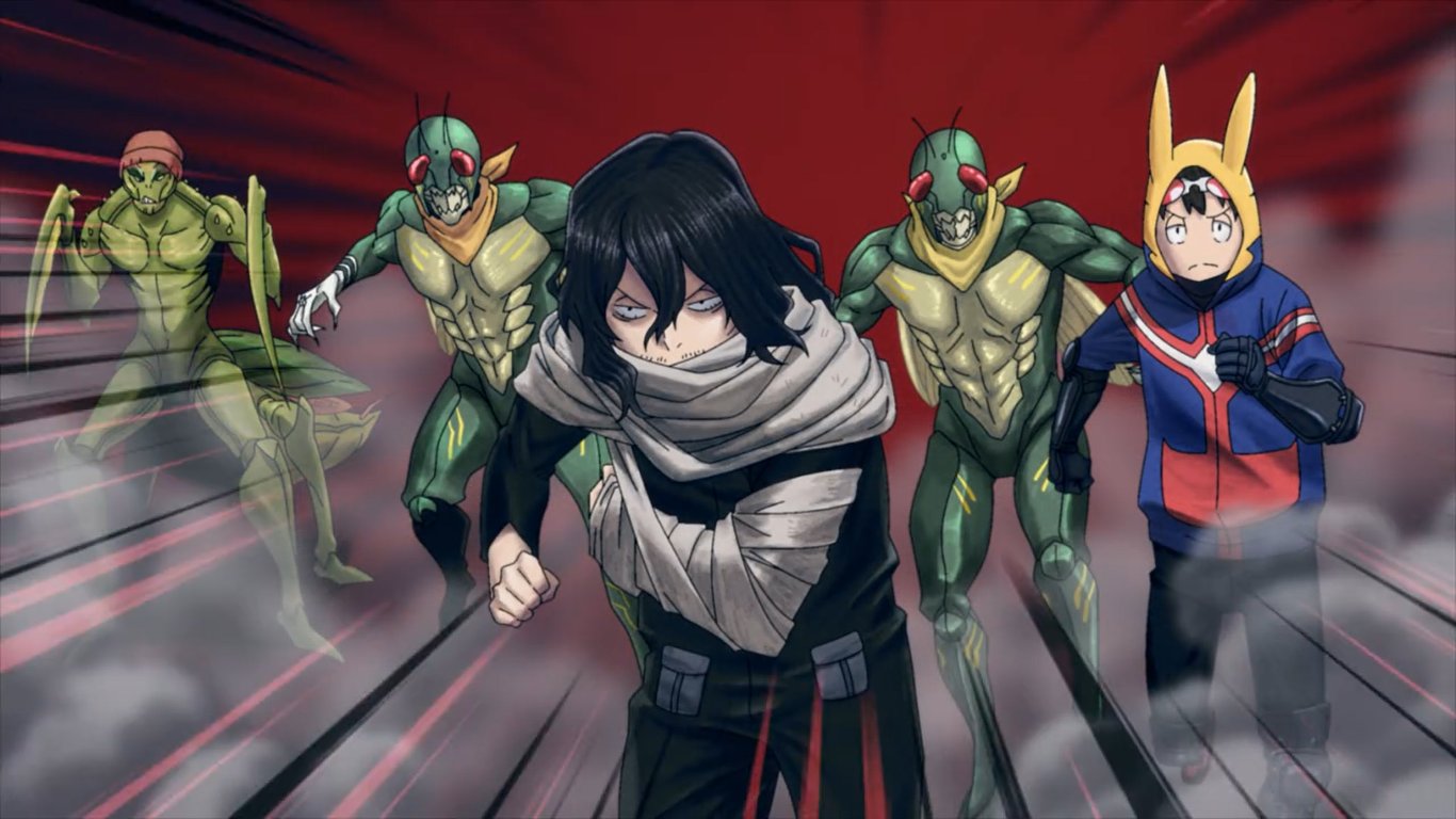 My Hero Academia S2 Ep 4-Koichi and Eraser Head Team Up