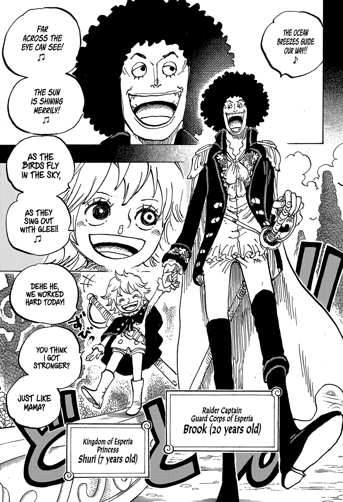 One Piece Chapter 1183-Young Brook and Shuri