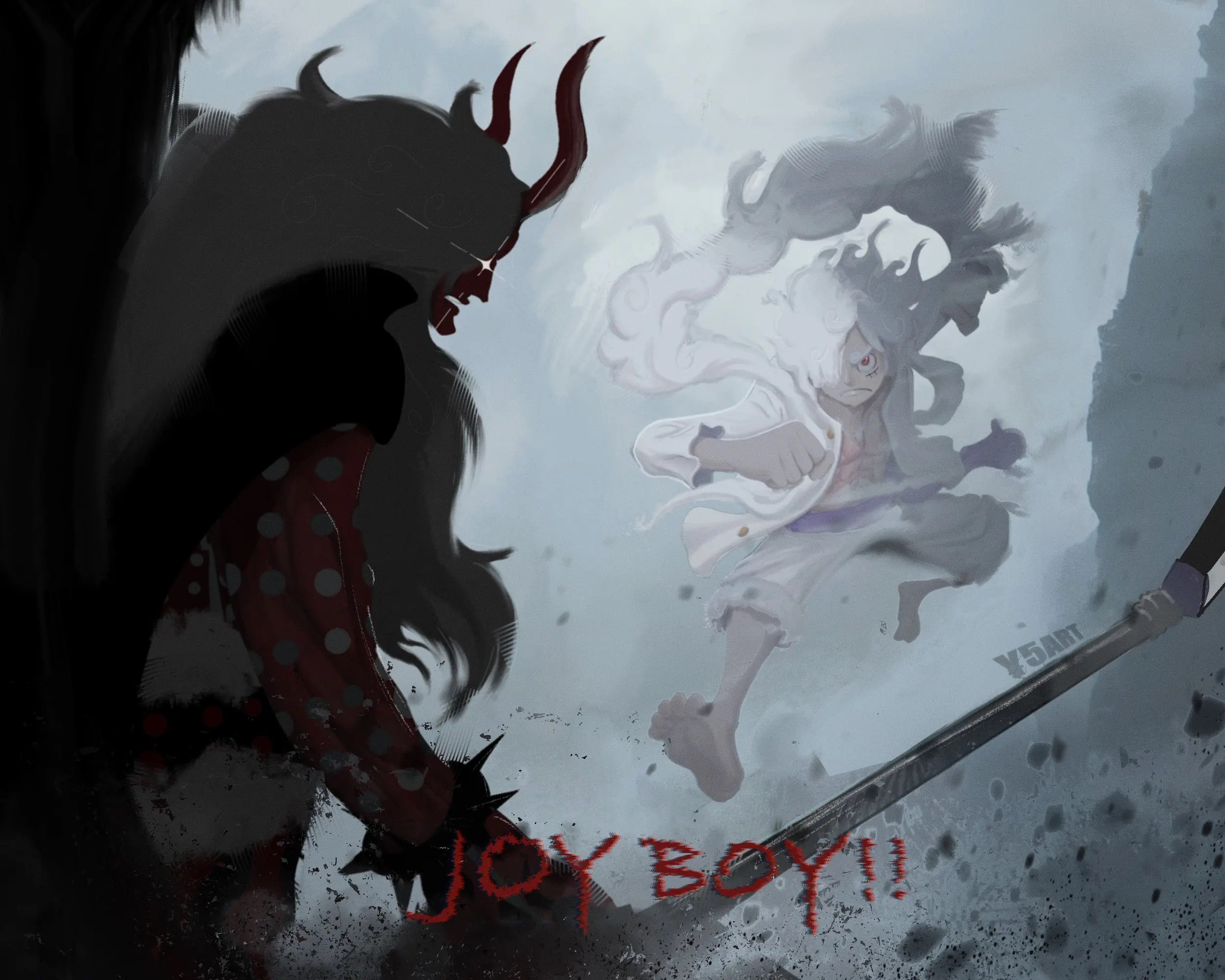 One Piece Chapter 1187-Luffy vs Imu! The Battle Begins!